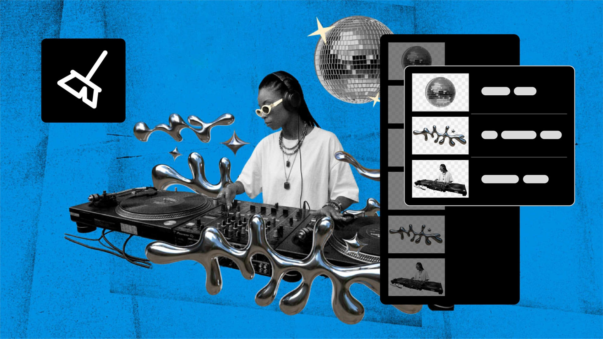 A graphic of a jellyfish