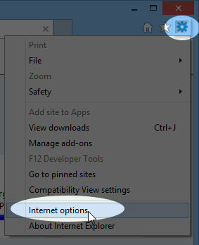Configure your proxy on Win 7 to work with Libraries - Step 1