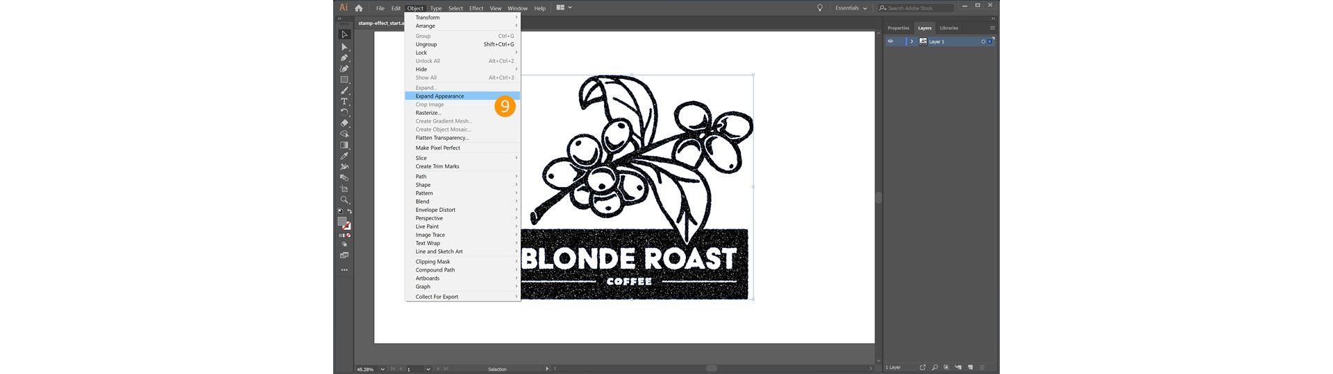 How to Make a Stamp Effect with Adobe Illustrator