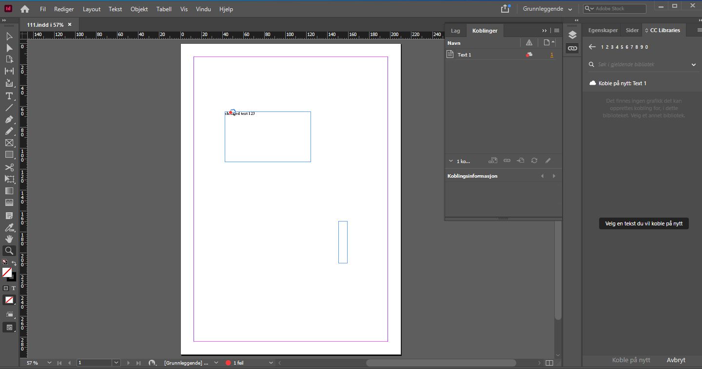skyikoner i InDesign-dokumenter