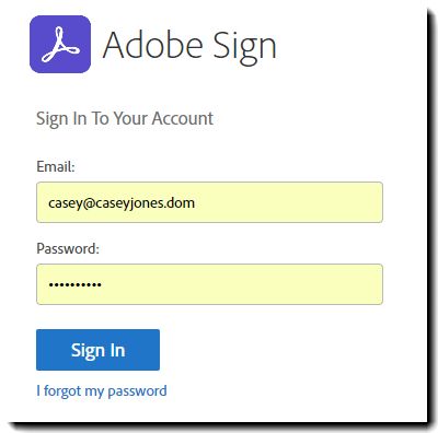 Autenticación de OWA para Adobe Sign