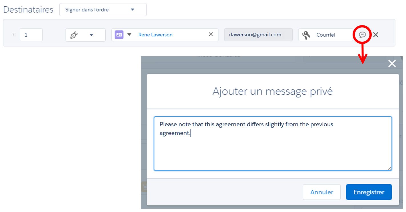 Créez des messages uniques pour chaque destinataire.