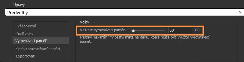 Vylepšený posuvník vyrovnávací paměti