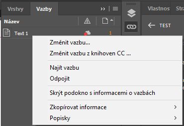 Zrušení odkazu dokumentu