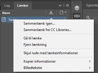 Fjern tilknytning fra dokumentet