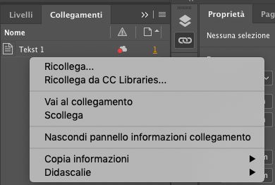 Scollegare il documento