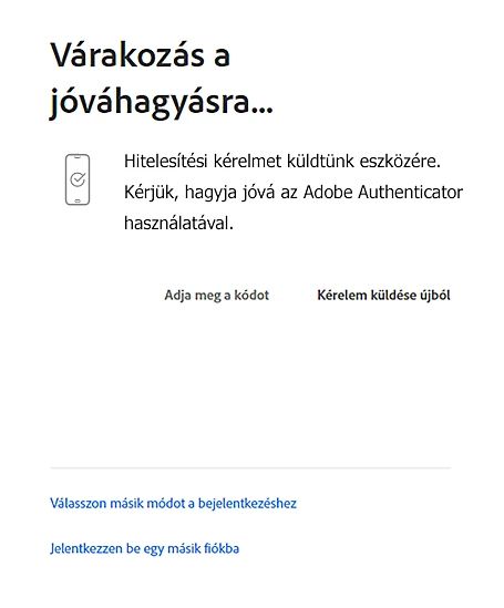 Bejelentkezés jóváhagyása