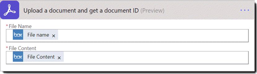 Handling: Upload et dokument, og få et dokument-id