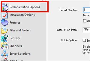 Personalization Options