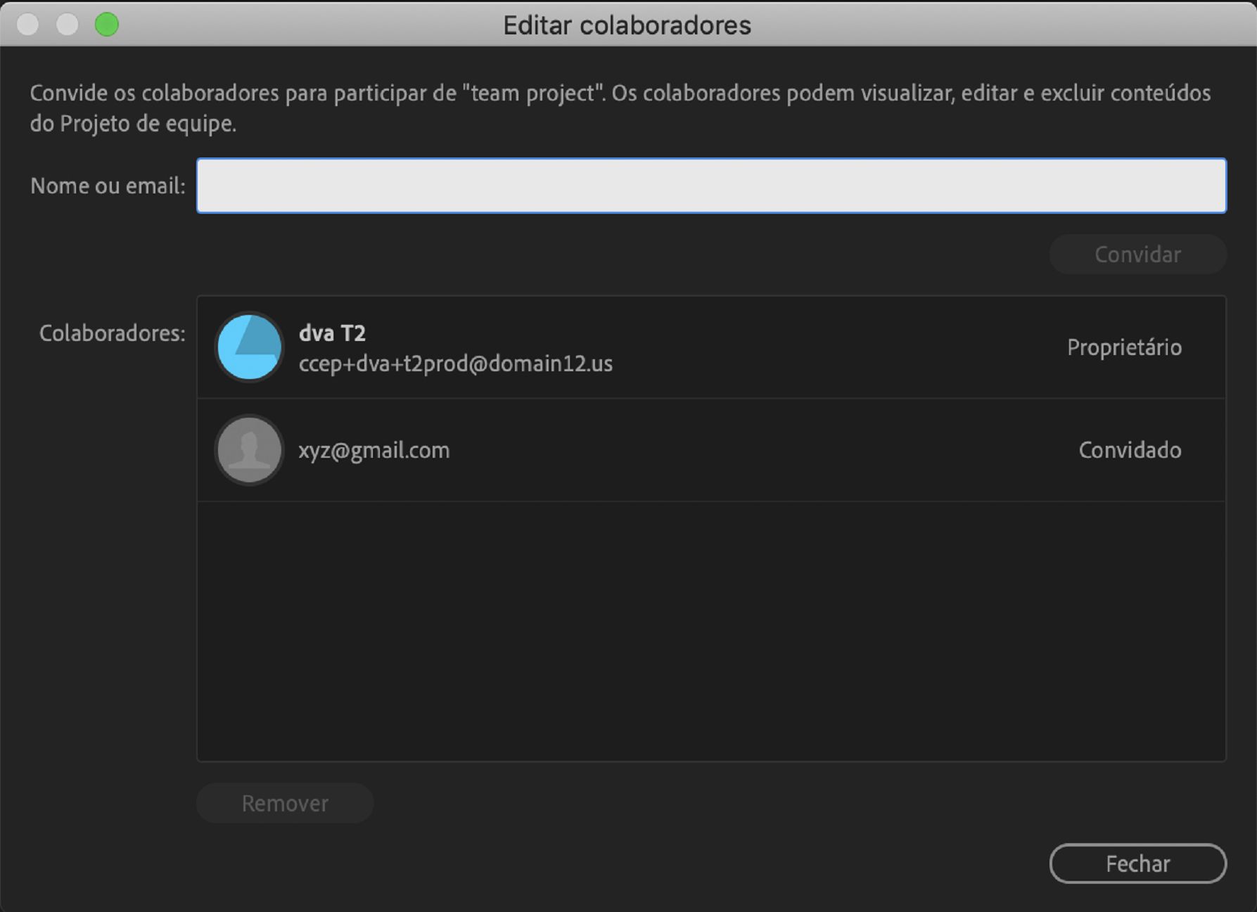 Editar colaboradores