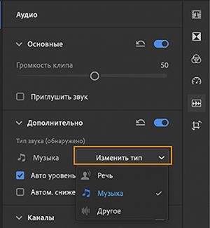 Классификация выбранного аудиоклипа