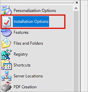 Installation Options