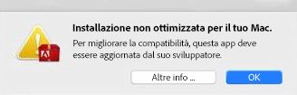Avviso 32 bit su macOS 10.13 High Sierra