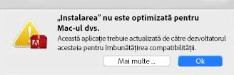 Avertizare 32 de biți pe macOS 10.13 High Sierra