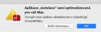 Upozornění týkající se 32bitové architektury v&nbsp;systému macOS&nbsp;10.13 High Sierra