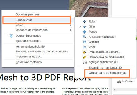 Mostrar barra de herramientas
