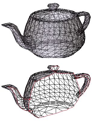 Prima e dopo la sezione trasversale