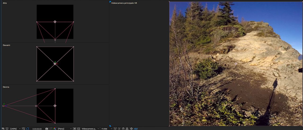 Campo visivo con diverse viste