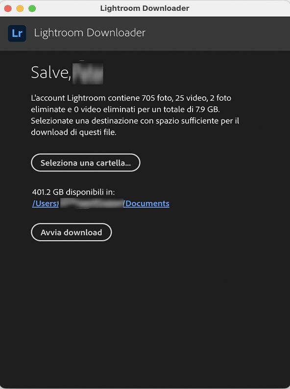 Avvio del download