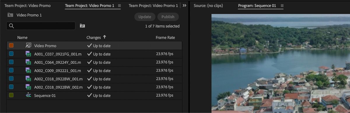 Appare un collegamento per indicare la connessione stabilita tra due Progetti Team collegati.