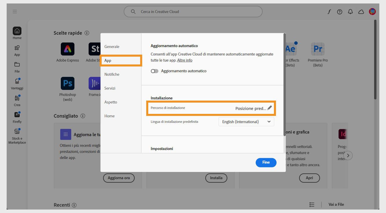 Una schermata di un computer