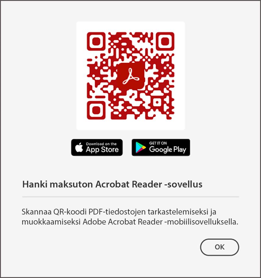 Acrobat Reader -mobiilisovellus