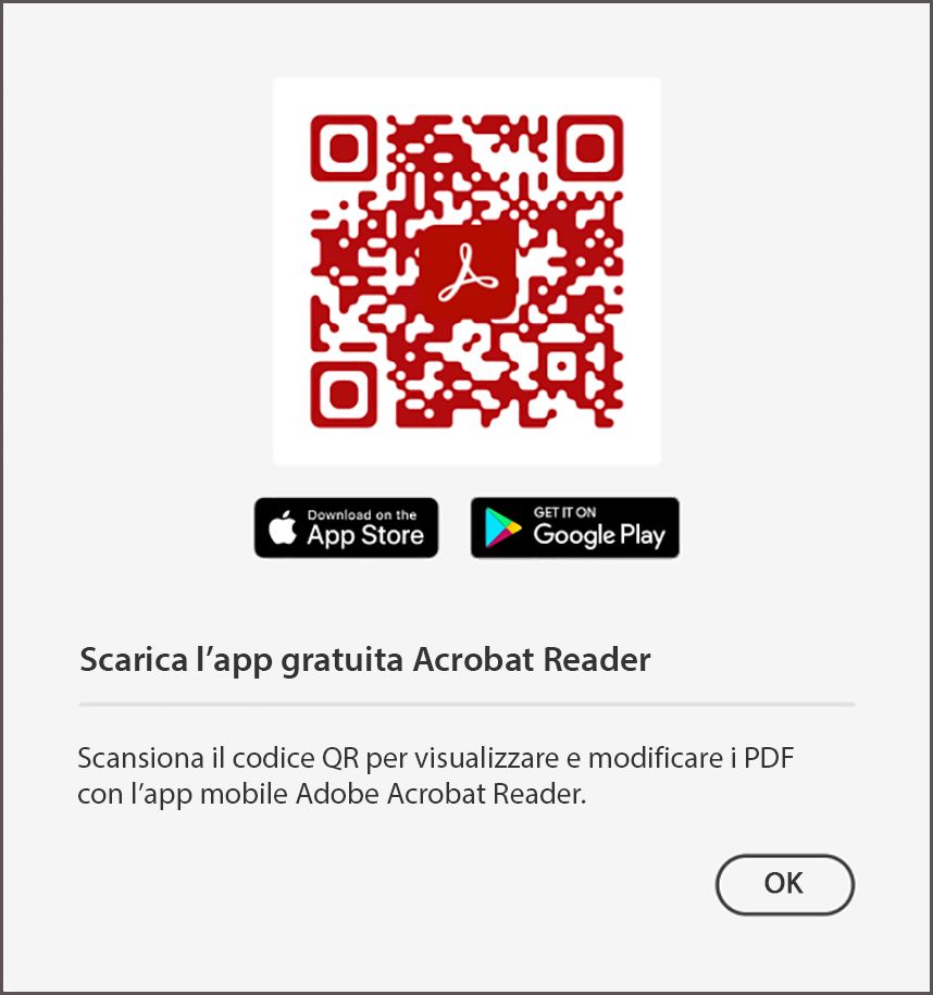 App Acrobat Reader per dispositivi mobili