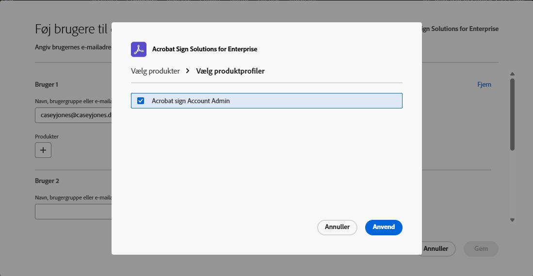 Produktmenuen udvidet