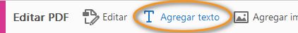 Herramienta Agregar texto