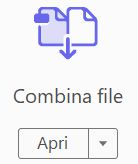 Aggiungere al riquadro a destra