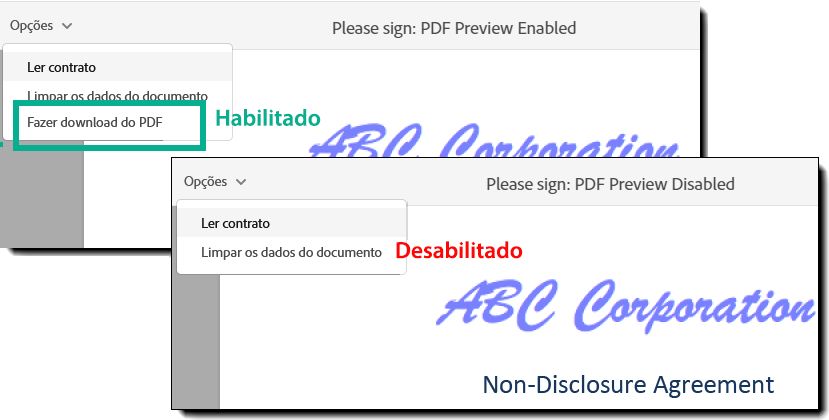 Permitir pré-visualização em PDF do formulário web