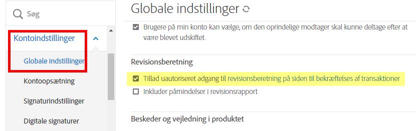 Kontroller for uautoriseret adgang til revisionsrapporter