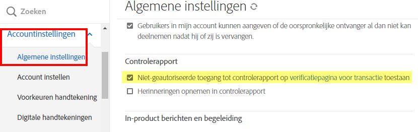 Toegangscontroles voor niet-geverifieerde auditrapporten