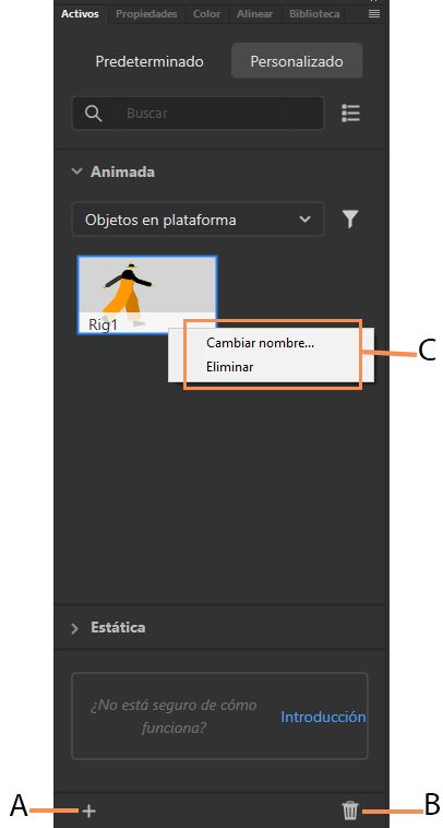 Importar, cambiar de nombre o eliminar recursos