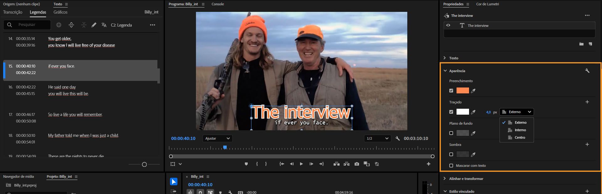 Edite a aparência do título ou gráfico usando a guia Aparência no painel Propriedades.