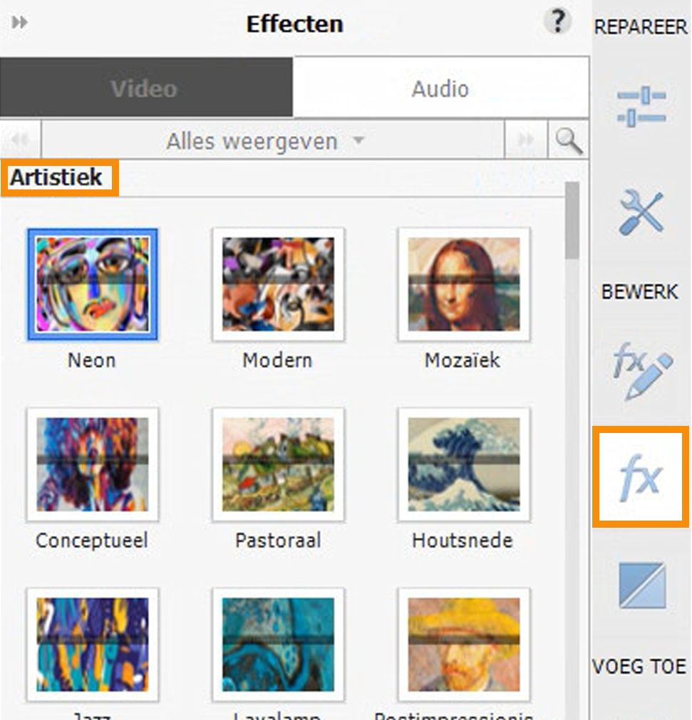 Artistieke effecten