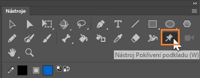 Nástroj Pokřivení podkladu