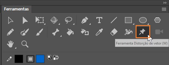 Ferramenta Distorção de ativo