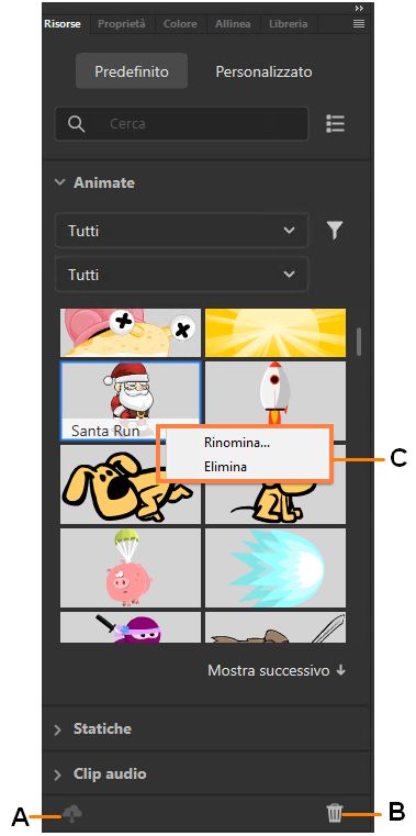 Scaricare le risorse
