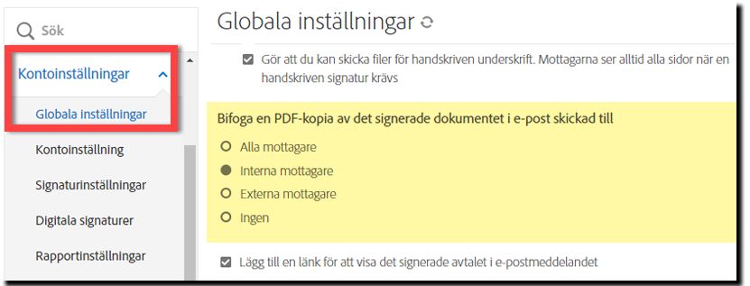 Bifogad PDF-fil i e-postkontroller