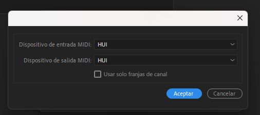 Configuración de opciones