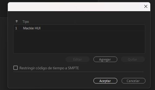 Restricción del código de tiempo