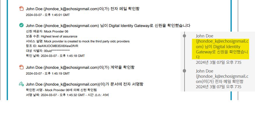 ID 이벤트 성공 시 감사 보고서와 활동 로그.