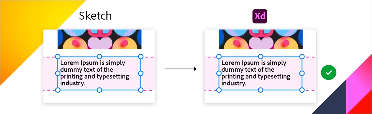 Sketch ファイルからの自動高さ調整テキストの読み込み