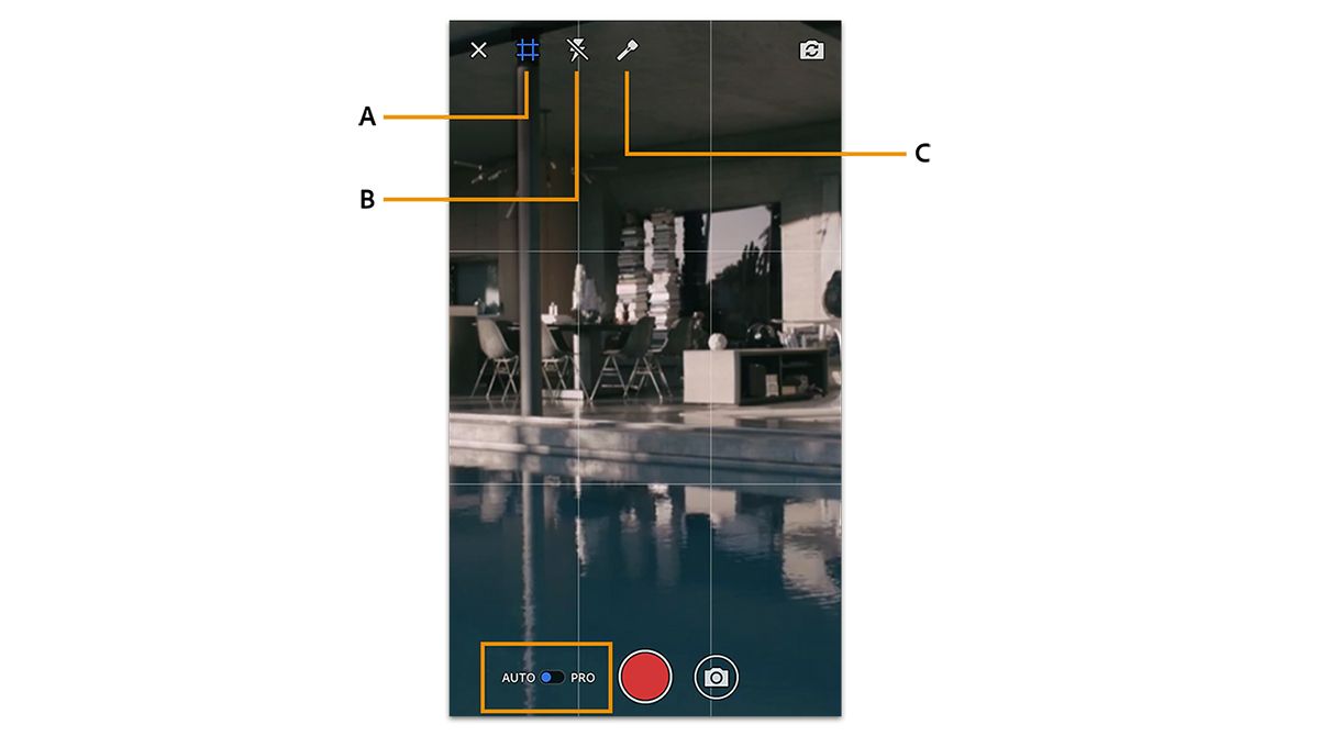 Автоматические параметры захвата в Premiere Rush