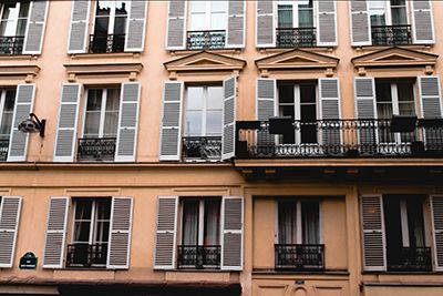 Une photo avec la géométrie inclinée