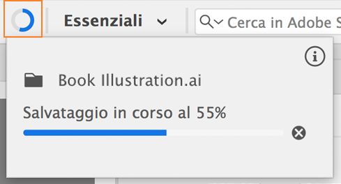 Salvataggio in background