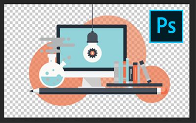 Work with transparent .psd files on Bridge