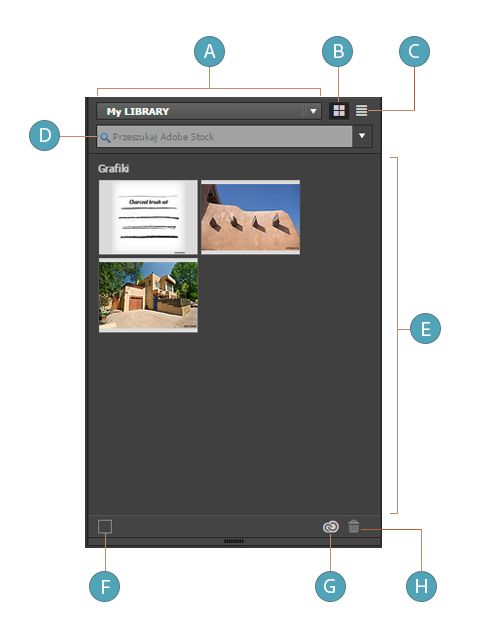 Biblioteka Creative Cloud