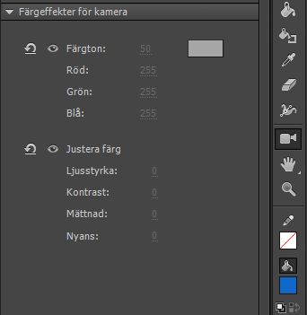 Färgeffekter för kamera